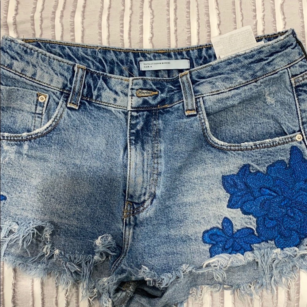 Zara jean shorts